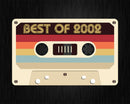 Best Of 2002 20th Birthday Gifts Cassette Tape Vintage Svg
