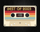 Best Of 2003 19th Birthday Gifts Cassette Tape Vintage Svg