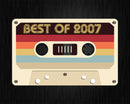 Best Of 2007 15th Birthday Gifts Cassette Tape Vintage Svg