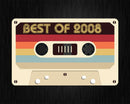 Best Of 2008 14th Birthday Gifts Cassette Tape Vintage Svg
