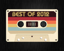Best Of 2012 10th Birthday Gifts Cassette Tape Vintage Svg