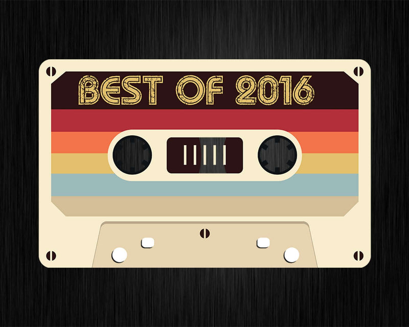 Best Of 2016 6th Birthday Gifts Cassette Tape Vintage Svg