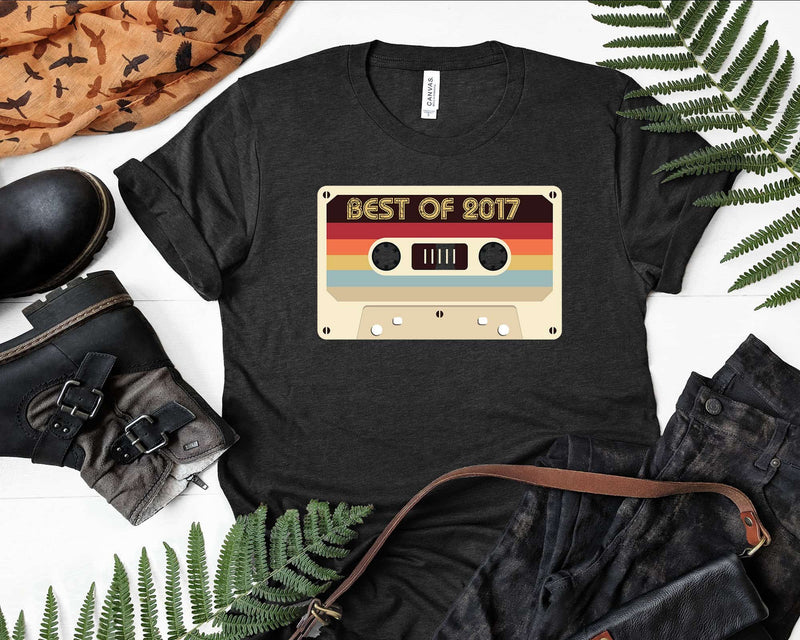 Best Of 2017 5th Birthday Gifts Cassette Tape Vintage Svg
