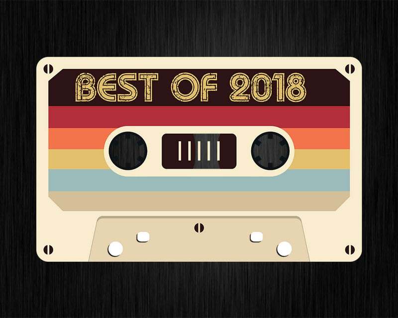Best Of 2018 4th Birthday Gifts Cassette Tape Vintage Svg