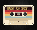 Best Of 2021 1st Birthday Gifts Cassette Tape Vintage Svg