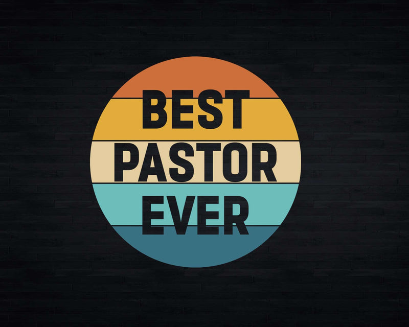 Best Pastor Ever Svg Png Cricut Files