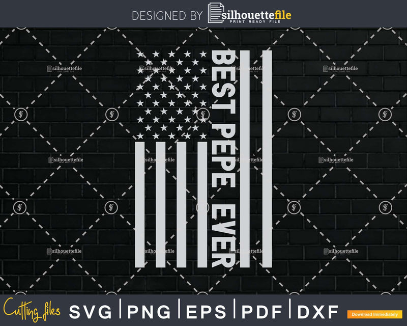Best Pepe Ever American Flag Shirt Svg Files For Cricut