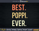 Best Poppi Ever svg dxf craft cricut printable for png file