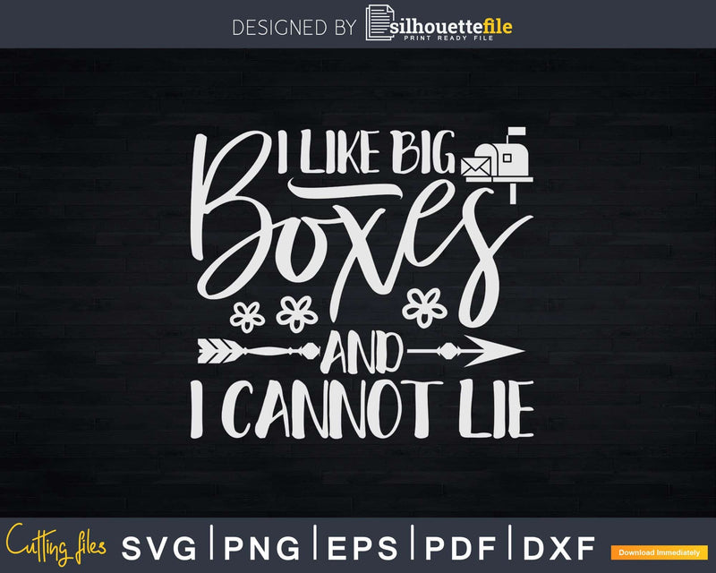 Big Boxes Mailman Svg Cut Files