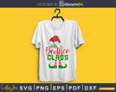 Big Brother Claus Family Matching Santa Christmas SVG