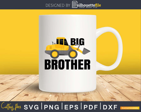 Big Brother Design for Tractor Loving Svg Png Dxf Instant