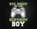 Big daddy of the Birthday Boy Matching Video Game Svg