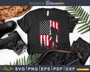 Bigfoot 4th of July American USA Flag Patriotic SVG PNG dxf