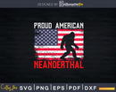 Bigfoot Proud American Neanderthal Svg Png Cutting File