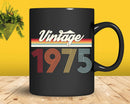 Birthday Svg Vintage Classic Born In 1975 Png T-shirt