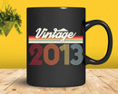 Birthday Svg Vintage Classic Born In 2013 Png T-shirt