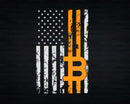 Bitcoin American Flag Patriotic Cryptocurrency Svg Png
