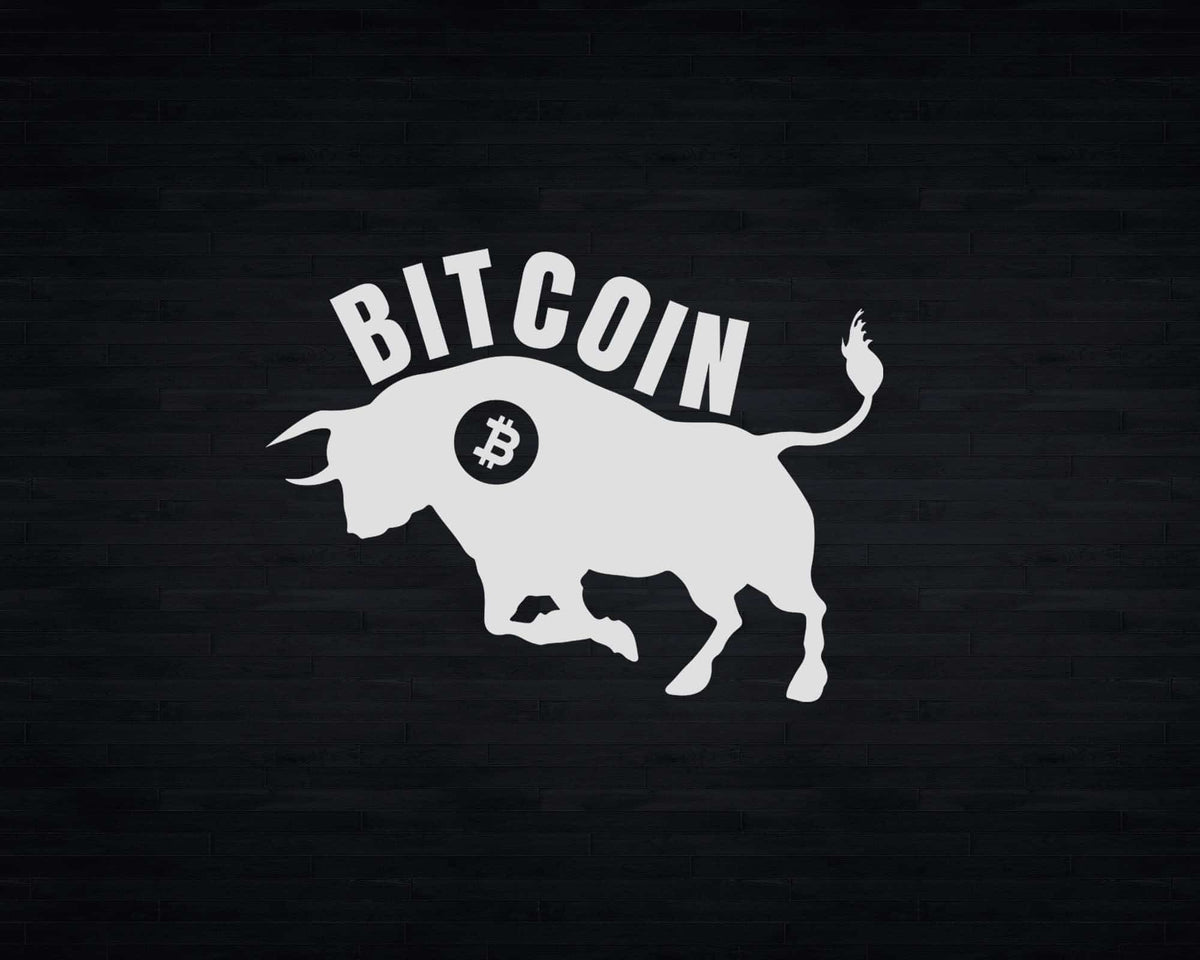 Bitcoin Bull BTC Crypto Traders Blockchain Miners Svg Png Cut Files |  SilhouetteFile