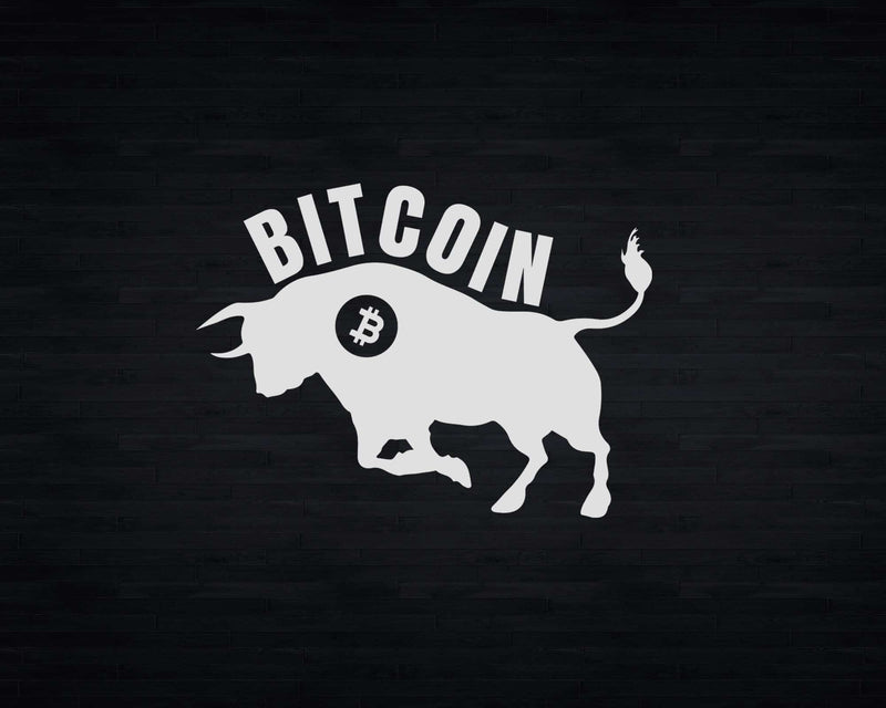 Bitcoin Bull BTC Crypto Currency Traders Blockchain Miners