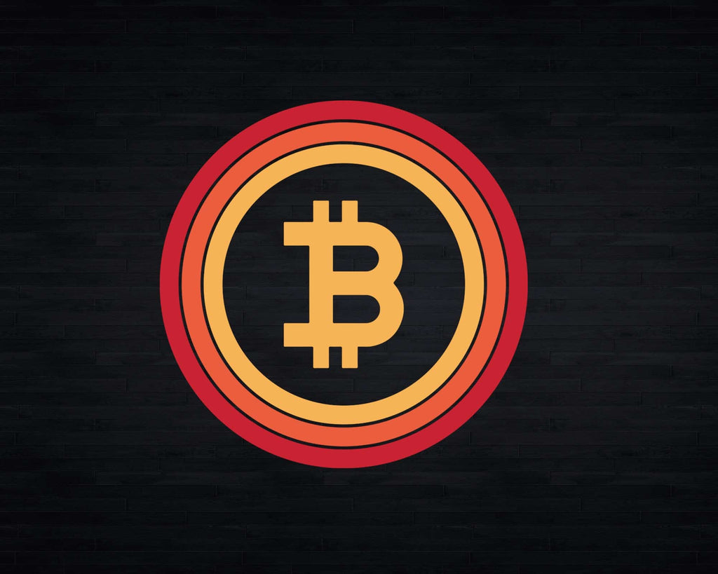 Bitcoin Retro Vintage BTC Logo Crypto Blockchain Svg Png Cut Files |  SilhouetteFile