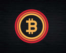 Bitcoin Retro Vintage BTC Logo Crypto Currency Blockchain