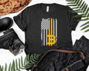 Bitcoin USA Flag Distressed Digital Currency Lover Svg