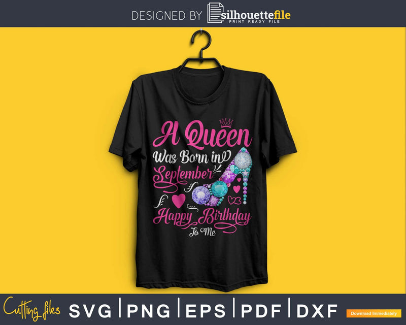 A queen was born in September PNG PDF Files