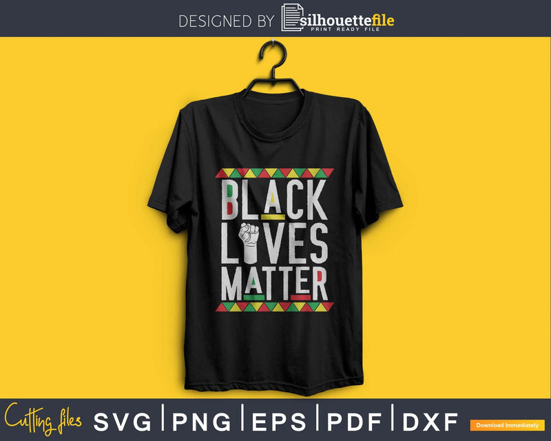 Black Lives Matter SVG PNG digital cricut file