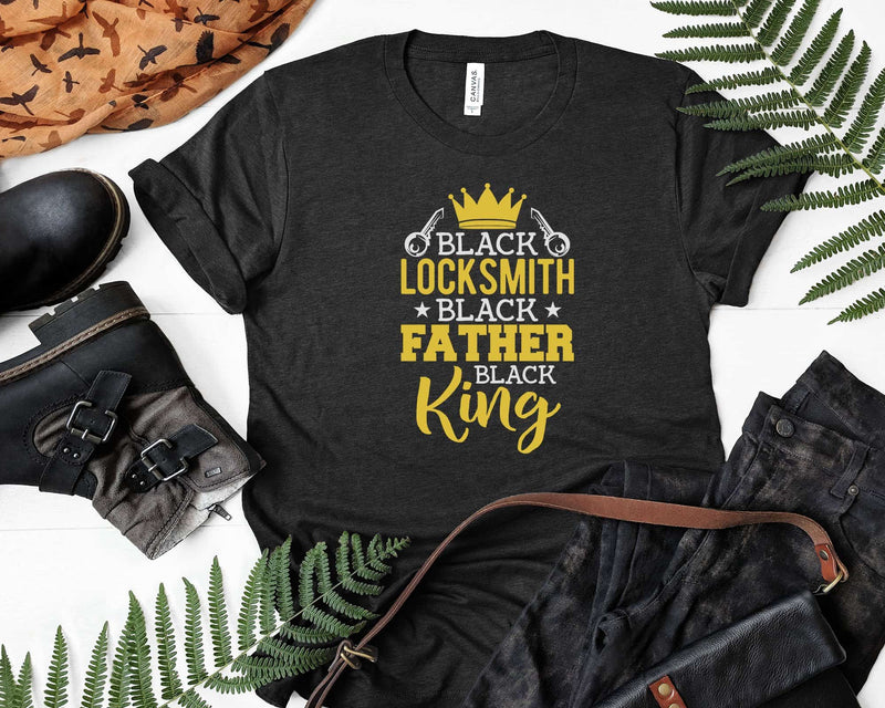 Black Locksmith Father King Svg Png Cricut Files