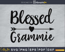 Blessed Grammie SVG cricut print-ready file