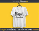 Blessed Grandad SVG Cricut printable PNG file