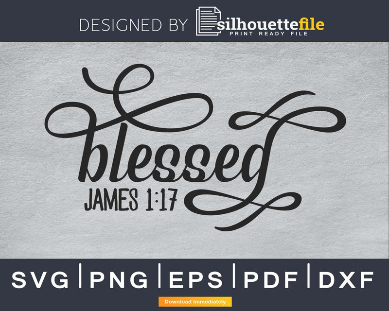 Blessed Jaes svg cricut cutting printable files
