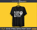 BLM SVG - Distressed Black Lives Matter craft svg cut file
