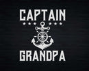 Captain Grandpa Boating Svg Png Cricut Files