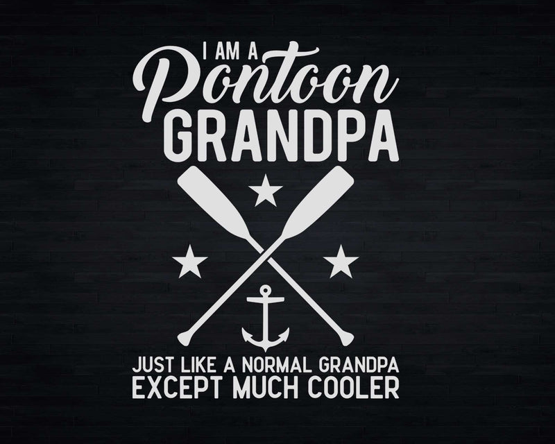 I am a Boating Grandpa Svg Png Cricut Files
