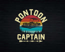 Vintage Pontoon Captain Svg Png Cricut Files