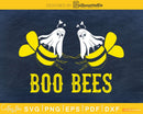 Boo Bees Ghost Couples Funny Halloween svg craft cut files