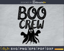 Boo Crew Halloween silhouette svg craft cut files