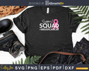 Breast Cancer Support Squad Pink Ribbon Svg Png Cricut Files