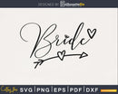 Bride wedding SVG PNG digital file