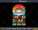 Brother Shark Doo retro vintage style svg cut file