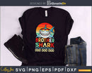Brother Shark Doo retro vintage style svg cut file