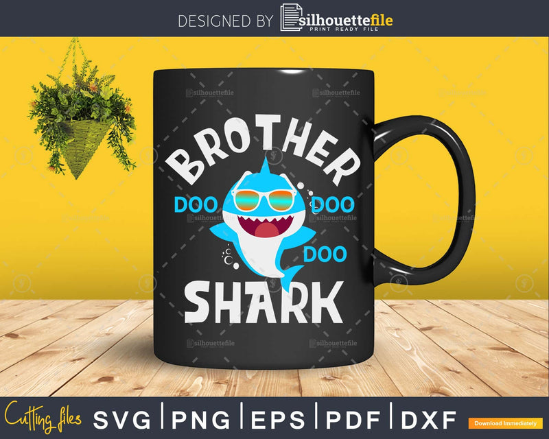 Brother Shark Doo Svg cricut printable cut files