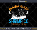 Bubba Gump Shrimp svg printable cut files