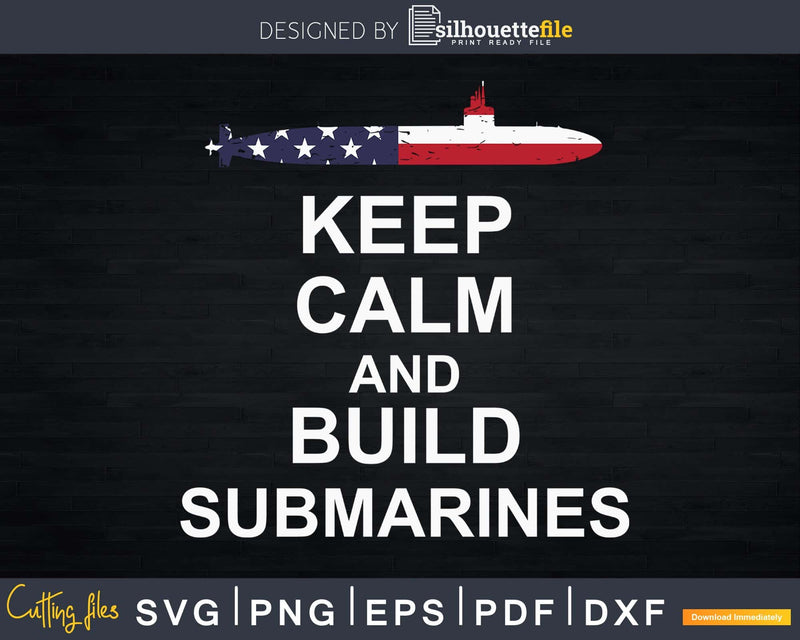 Build Submarines Military T-Shirt Los Angeles Virginia