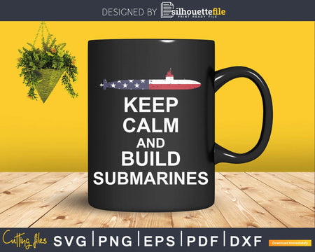 Build Submarines Military T-Shirt Los Angeles Virginia