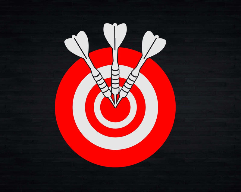 Bullseye Dart Board Dartboard Target Svg Png Cricut Files
