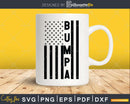Bumpa USA Flag 4th Of July Svg Png T-shirt Design