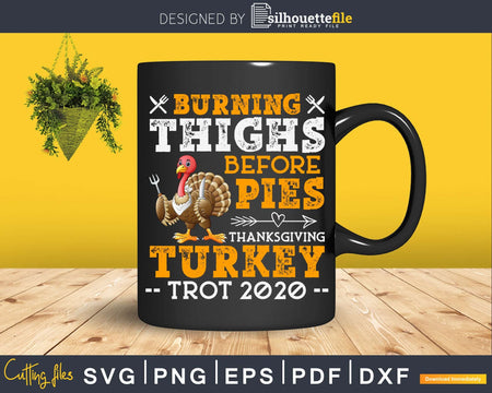 Burning thighs before pies thanksgiving turkey trot 2020