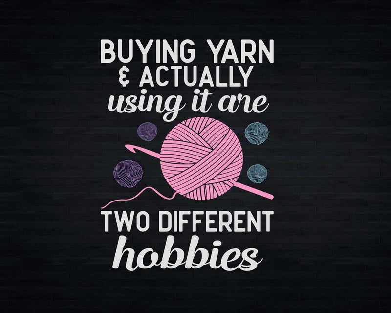 Buying Yarn & Actually Using It Are Two Different Hobbies